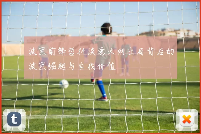 波黑前锋哲科谈意大利出局背后的波黑崛起与自我价值