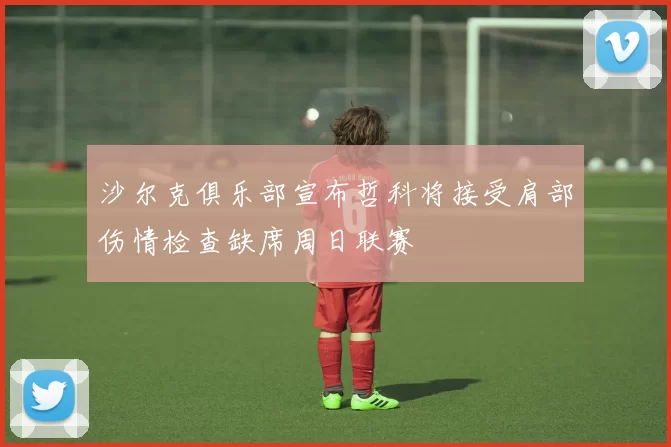 沙尔克俱乐部宣布哲科将接受肩部伤情检查缺席周日联赛